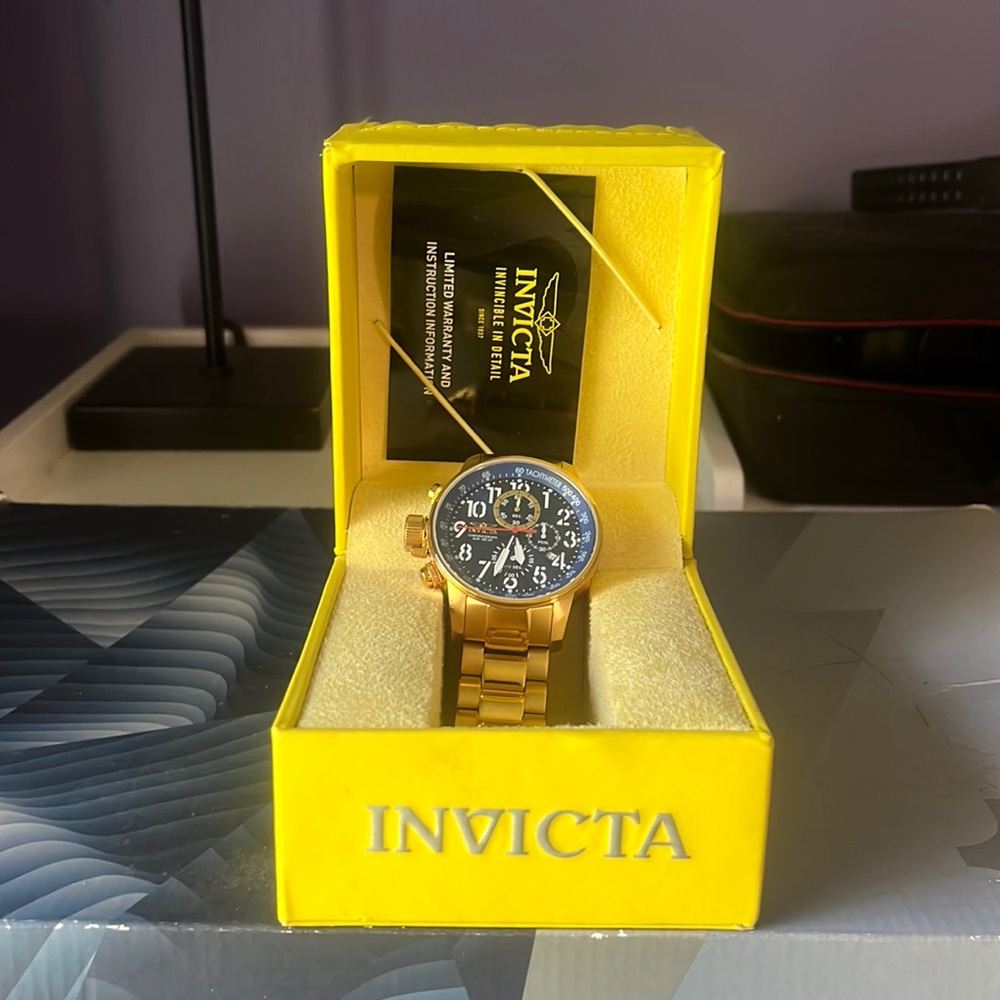 Invicta watch gold